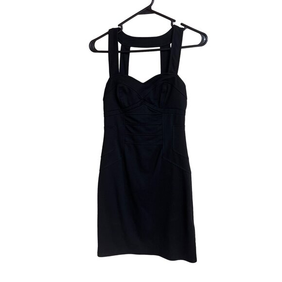 Rampage Small Black Cut Out Cocktail Dress - Picture 1 of 7